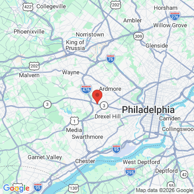 Map to  office in Havertown, PA