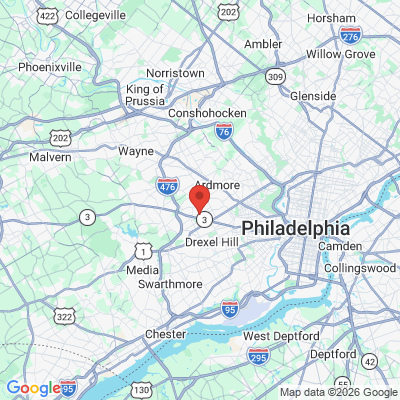 Map to  office in Havertown, PA
