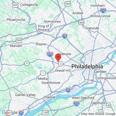 Map to  office in Havertown, PA