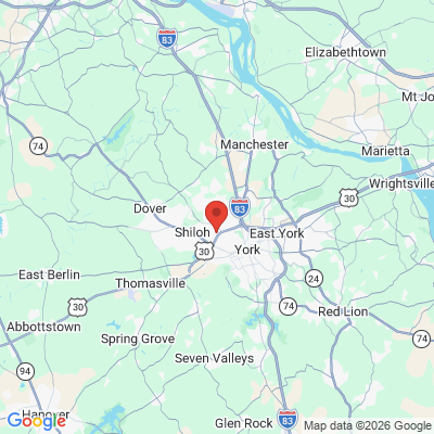 Map to  office in York, PA