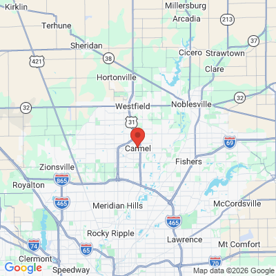 Map to  office in Carmel, IN