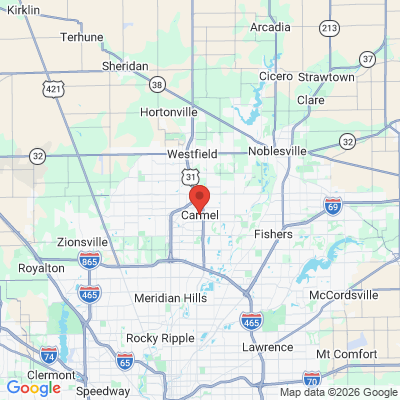 Map to  office in Carmel, IN