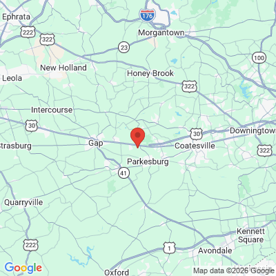Map to  office in Parkesburg, PA