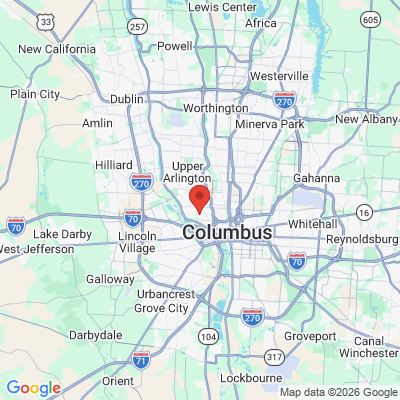 Map to  office in Grandview Heights, OH