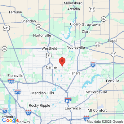 Map to  office in Carmel, IN