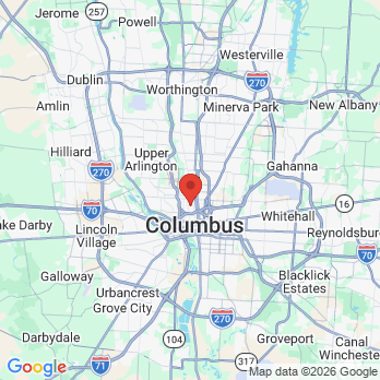 Map to Dennison Dental Care office in Columbus, OH