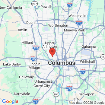 Map to Grandview Dental Care, Inc. office in Columbus, OH