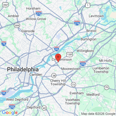 Map to  office in Cinnaminson, NJ