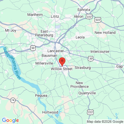 Map to  office in Willow Street, PA