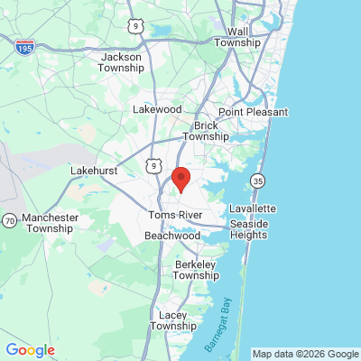 Map to  office in Toms River, NJ