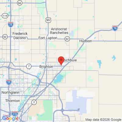Map to  office in Brighton, CO