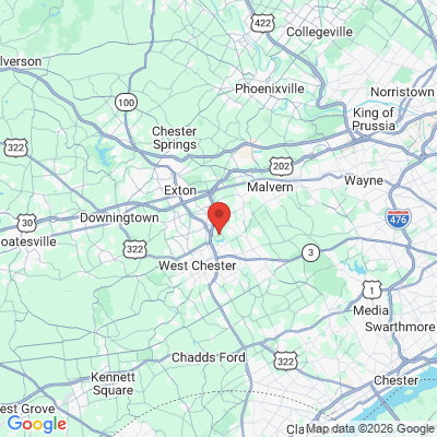 Map to  office in West Chester, PA