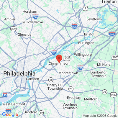 Map to  office in Cinnaminson, NJ