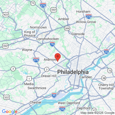 Map to  office in Merion, PA