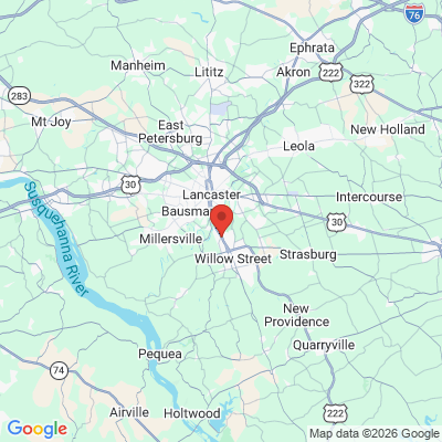 Map to  office in Lancaster, PA