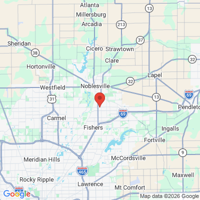 Map to  office in Noblesville, IN