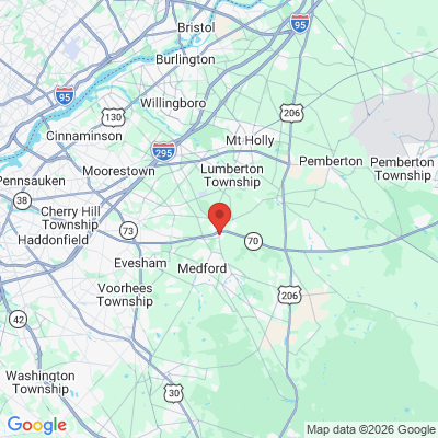Map to  office in Medford, NJ