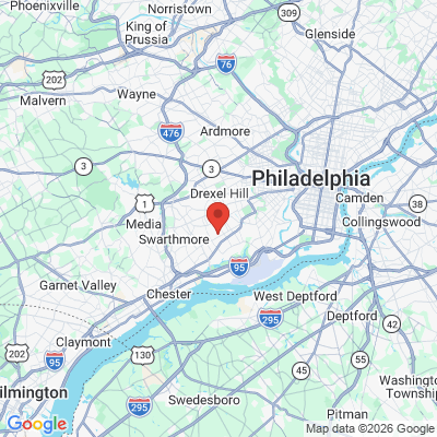Map to  office in Glenolden, PA