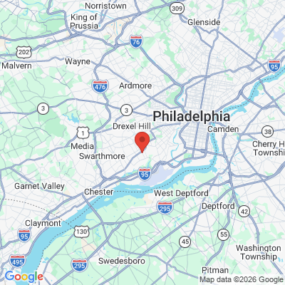 Map to  office in Sharon Hill, PA
