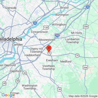 Map to  office in Marlton, NJ