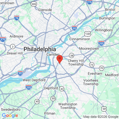 Map to  office in Collingswood, NJ