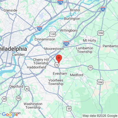 Map to  office in Marlton, NJ