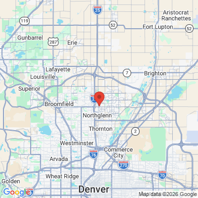 Map to  office in Thornton, CO