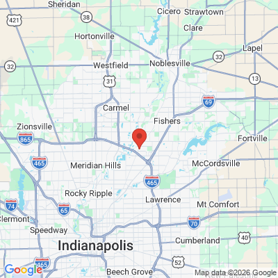 Map to  office in Dental Sleep Medicine Of Indiana