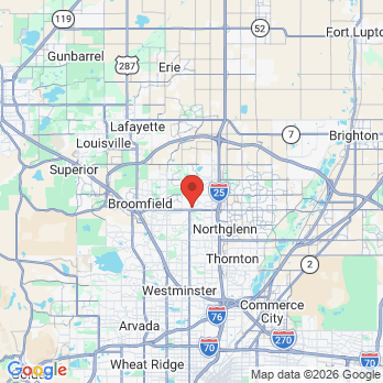 Map to New Season Dental office in Westminster, CO