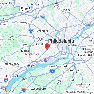 Map to  office in Darby, PA