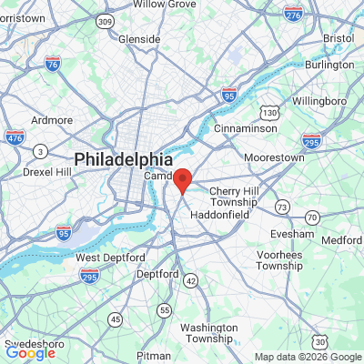 Map to  office in Collingswood, NJ