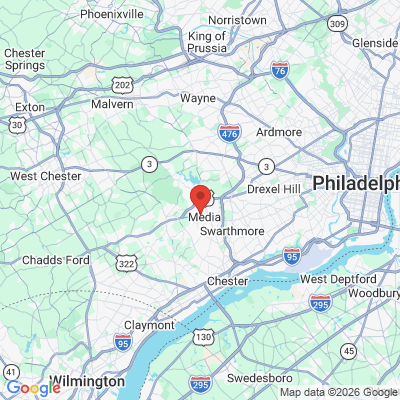Map to  office in Media, PA
