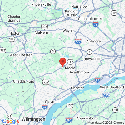 Map to  office in Media, PA
