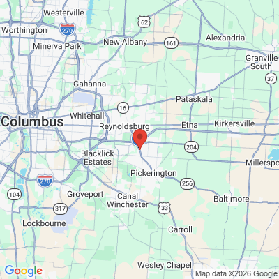 Map to  office in Pickerington, OH