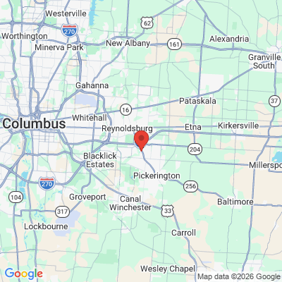 Map to  office in Pickerington, OH