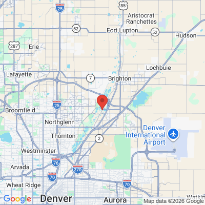 Map to  office in Henderson, CO