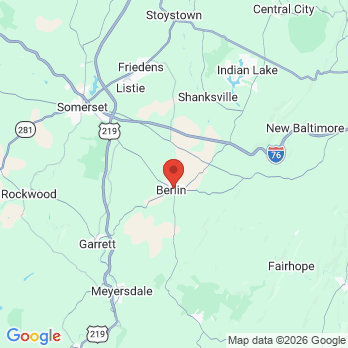 Map to Primary Office office in Berlin, PA