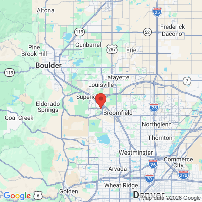 Map to  office in Broomfield, CO