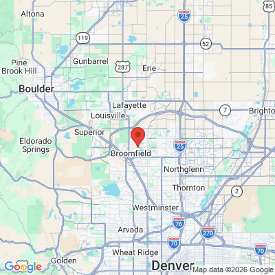 Map to  office in Broomfield, CO