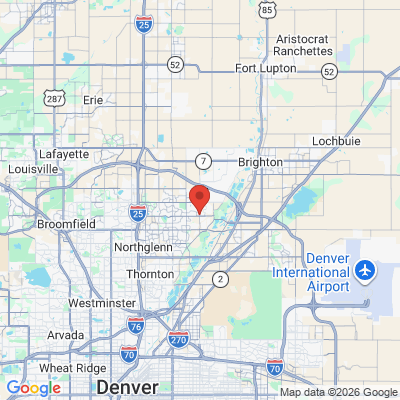 Map to  office in Thornton, CO