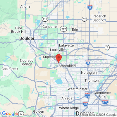 Map to  office in Broomfield, CO