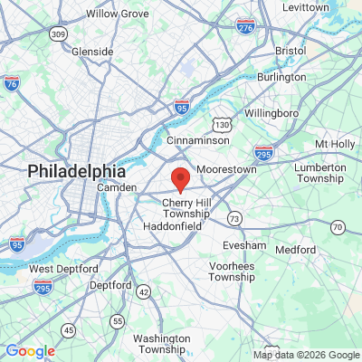 Map to  office in Cherry Hill, NJ