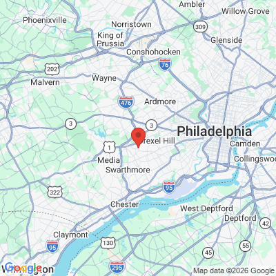 Map to  office in Springfield, PA