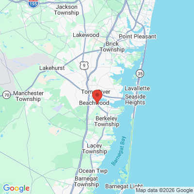 Map to  office in Beachwood, NJ