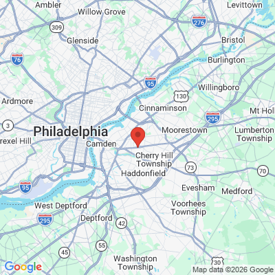Map to  office in Cherry Hill, NJ