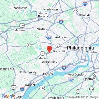 Map to  office in Springfield, PA