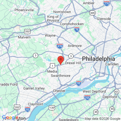 Map to  office in Springfield, PA