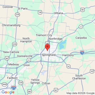 Map to  office in Springfield, OH