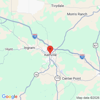 Map to Kerrville Family Dental office in Kerrville, TX