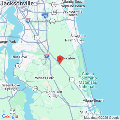 Map to  office in Ponte Vedra, FL